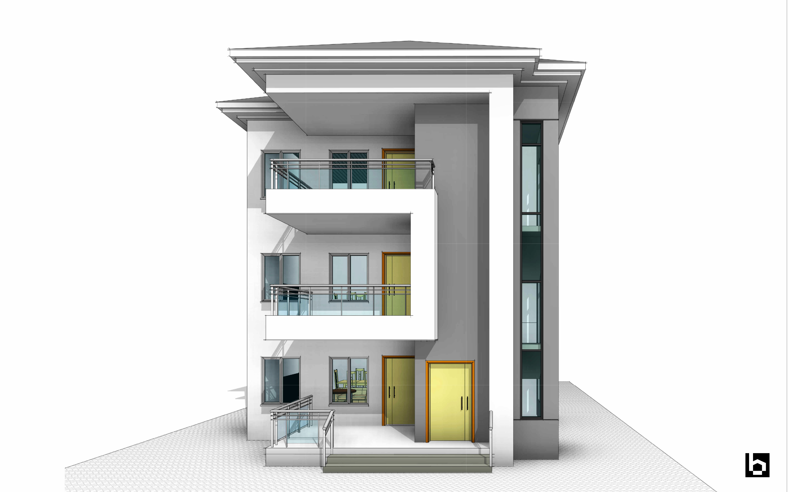 2 Bedroom Block of Flats